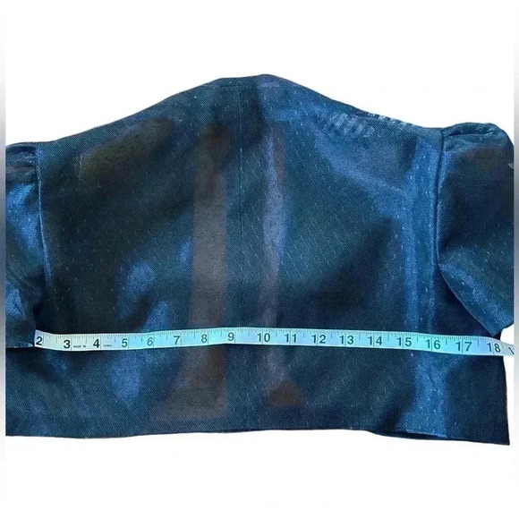 Beautiful Black Woman’s Lace puffed Sleeve Bolero Jacket - Picture 2 of 15